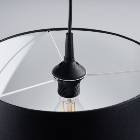 Lampa wisząca NOVA 30 czarna  SL.1405 Sollux