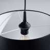 Lampa wisząca NOVA 30 czarna  SL.1405 Sollux