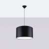 Lampa wisząca NOVA 40 czarna  SL.1406 Sollux