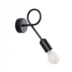 Kinkiet LOOP czarny SL.1433 Sollux
