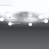 Żyrandol VECTOR 6 biały  SL.1443 Sollux